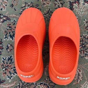 Sorel Orange Caribou clog